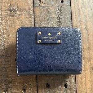 Used Blue Kate Spade Wallet